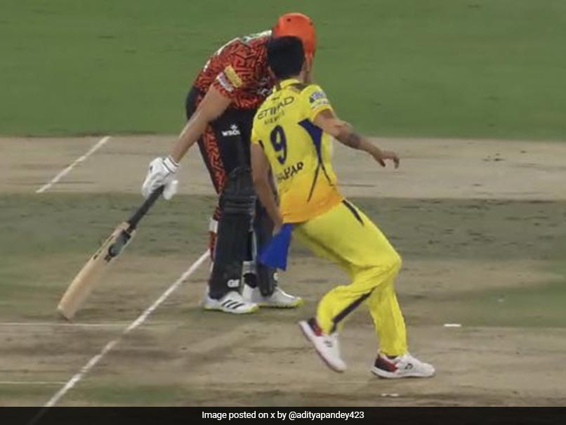 Watch: CSK Star Deepak Chahar Attempts To Run Out SRH Star At Non-Striker's End, Gets Blasted On Internet