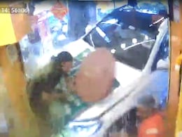 Video: Lawyer Drives Mercedes SUV Into Delhi Kachori Joint, 6 Injured