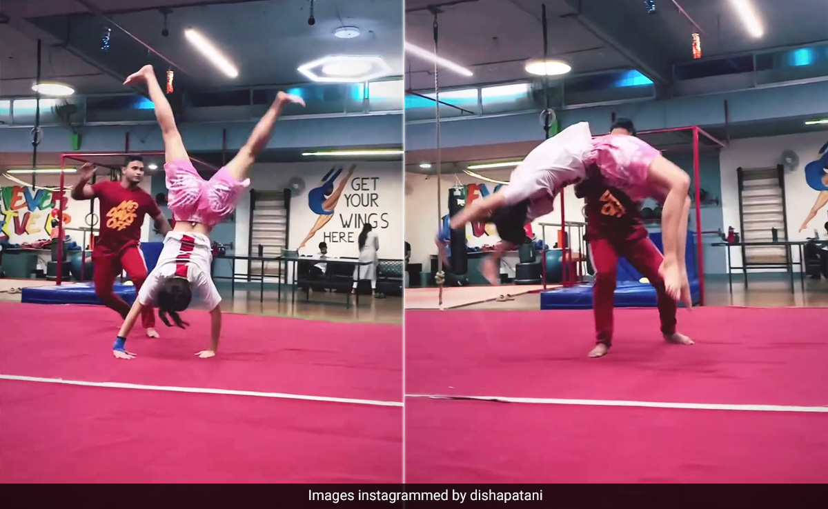Disha Patani Never Looks Back Unless It Is To Perform A Perfect Backflip