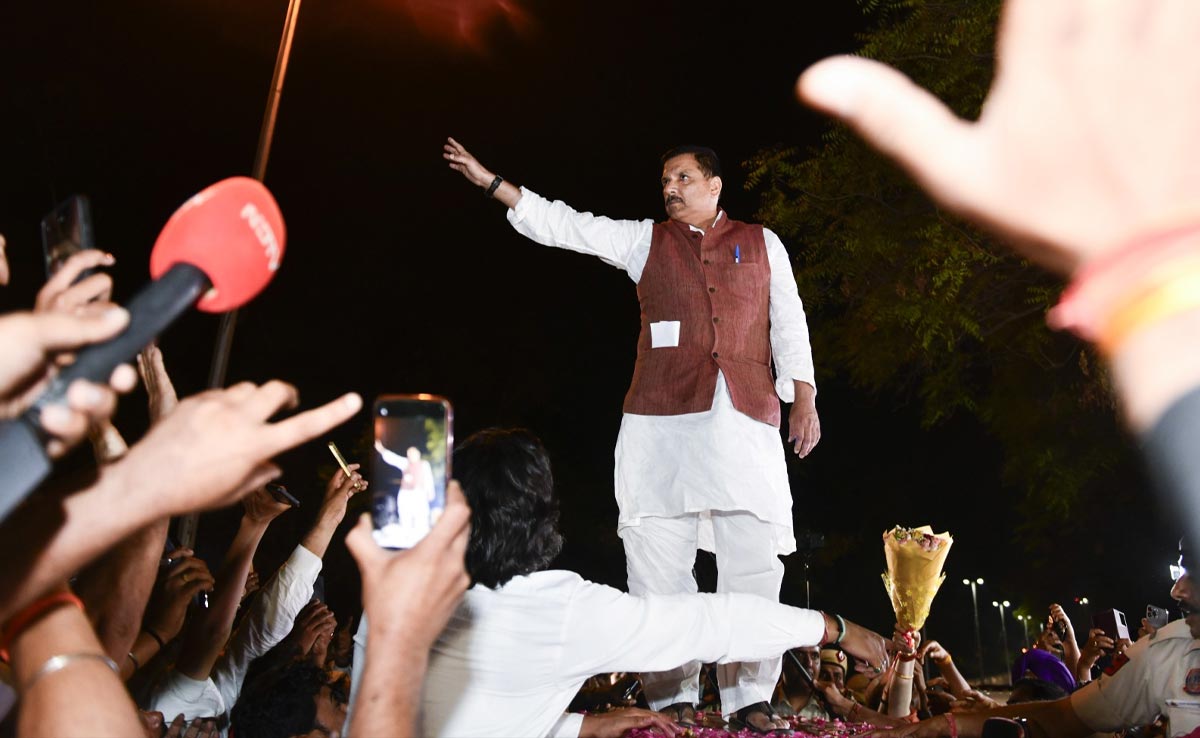 "Jail <i>Ke Taale Tootenge</i>": AAP's Sanjay Singh Out Of Tihar After 6 Months