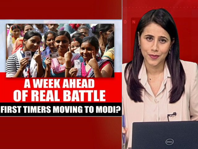 One Week To Go For Poll Battle: First-Time Voters Leaning Towards PM Modi?