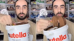 Man Devours Giant Nutella Jar In ASMR Mukbang - Video Goes Viral