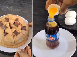 "Be Very Scared Of Such Cooks": Internet Reacts As Man Mixes Eggs With Cola To Make Cake