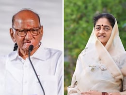 भाजप उमेदवाराने शरद पवारांचे पाय धरले, पवारांनी काय आशिर्वाद दिले? भाजप उमेदवाराने शरद पवारांचे पाय धरले, पवारांनी काय आशिर्वाद दिले?