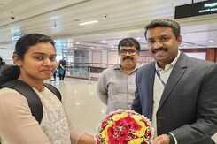 Woman, Part Of Indian Crew On Board Ship Seized By Iran, Returns Home Woman, Part Of Indian Crew On Board Ship Seized By Iran, Returns Home