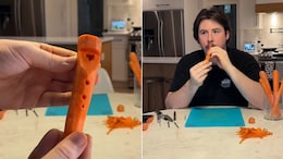 Wait, What? Man Crafts Flute Out Of Carrot In Viral Video