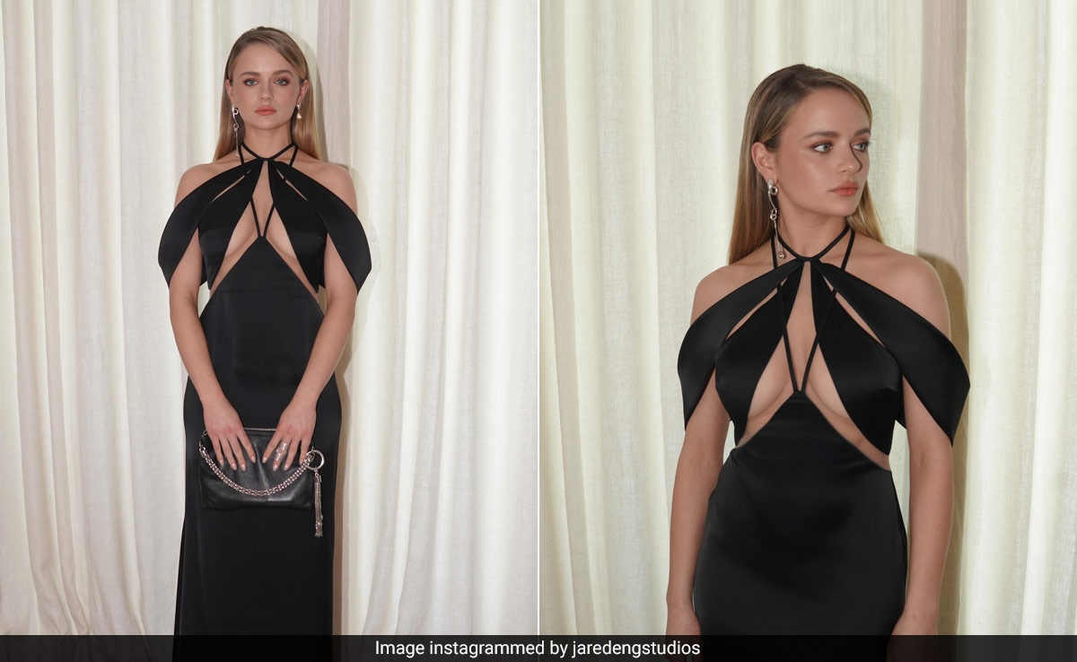Joey King In A Black David Koma Cutout Gown Was The Reigning Queen Of This Red Carpet