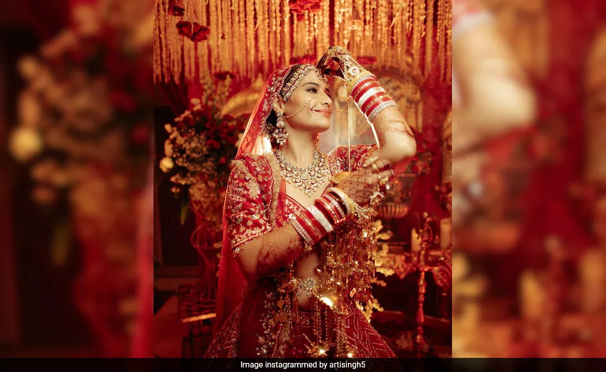 Trending: Just Some Beautiful Pics Of Bride Arti Singh From Her Wedding