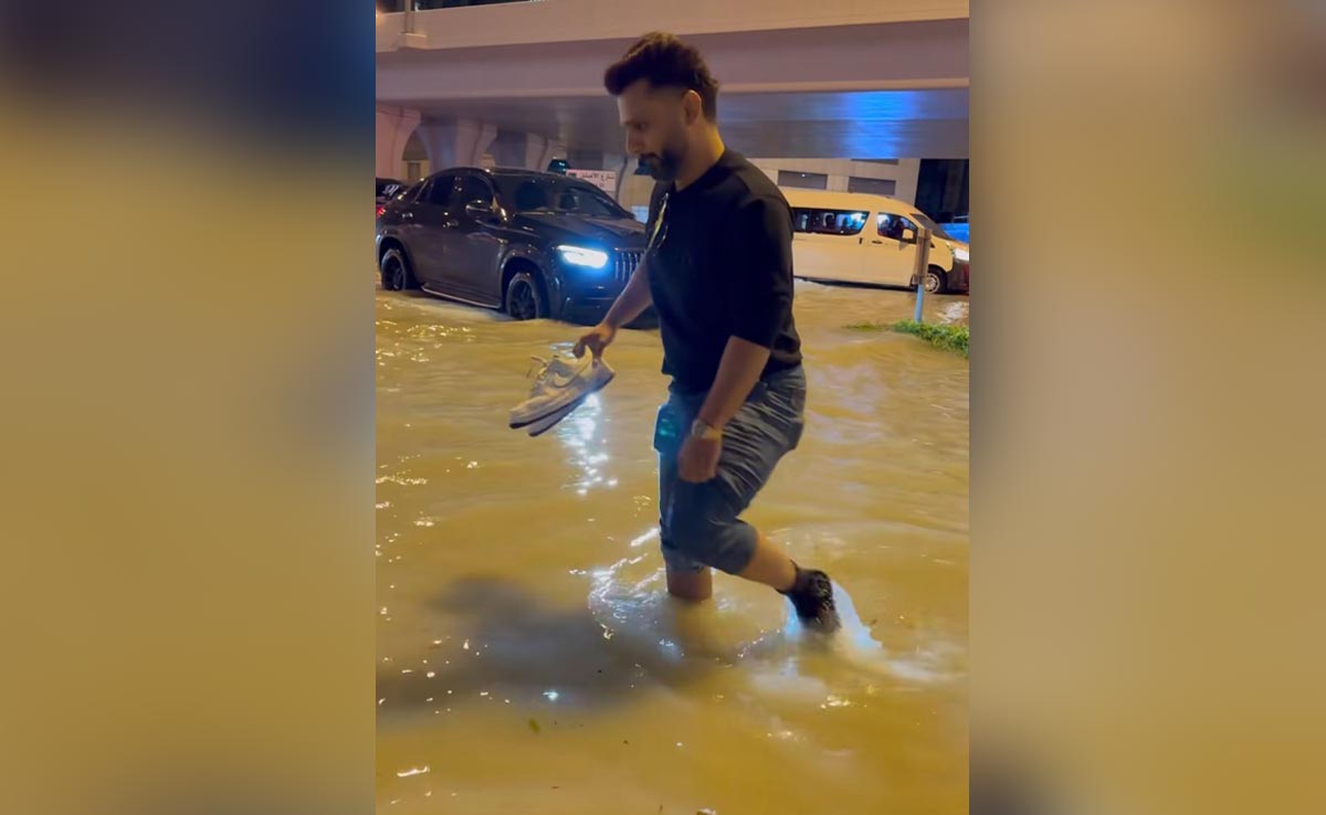 Video: Singer Rahul Vaidya Wades Through Knee-Deep Water Amid Dubai Rains