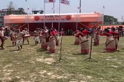 Poll Campaign Takes Back Seat, People Soak In Bihu Spirit In Assam Poll Campaign Takes Back Seat, People Soak In Bihu Spirit In Assam