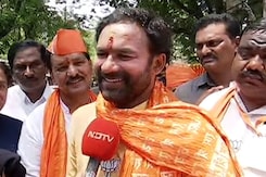 Minister G Kishan Reddy Files Nomination, He Will Take On 2 KCR Party MLAs Minister G Kishan Reddy Files Nomination, He Will Take On 2 KCR Party MLAs