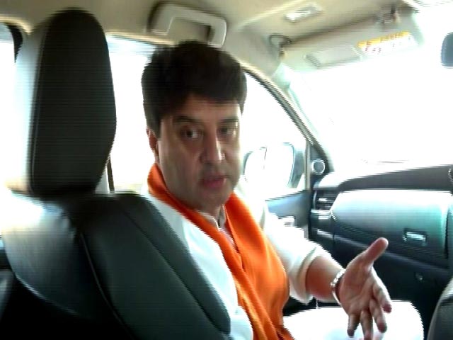 BJP's Guna Candidate Jyotiraditya Scindia Defends Agency Action Against Congress