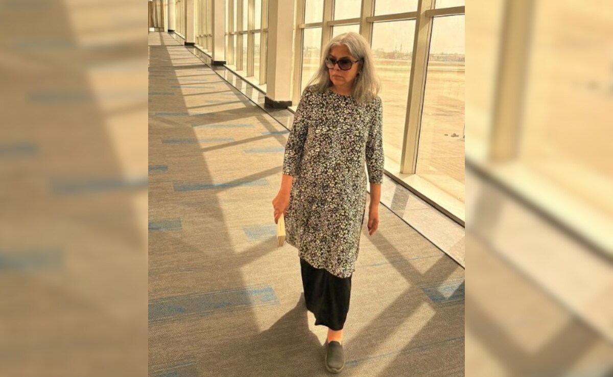 Zeenat Aman In A Candid Pic From Mumbai: "Looking Forward To Staying Put For A Bit"
