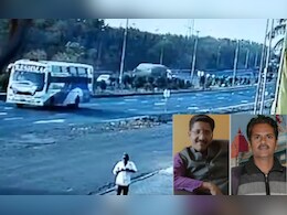 'तरुण भारत' वृत्तपत्राच्या 2 कर्मचाऱ्यांचा कारच्या धडकेत मृत्यू; CCTV Footage आलं समोर