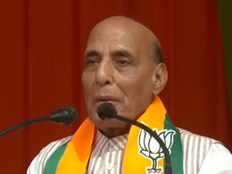 राजनाथ सिंह ने लखनऊ से भरा नामांकन, योगी आदित्यनाथ भी रहे मौजूद