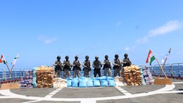 Indian Navy Seizes 940 Kg Of Narcotics In Arabian Sea