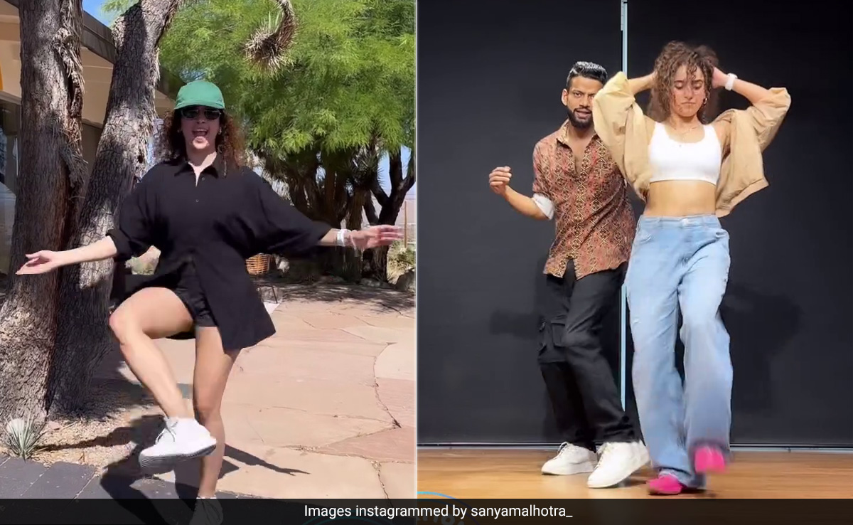 International Dance Day 2024: Sanya Malhotra's Dance Moves Will Make You Skip The Gym For A Fun Cardio At Home