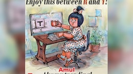 "Enjoy This Between R And Y": Amul Joins The Viral 'Look Between Keyboard Letters' Trend
