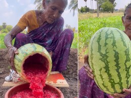 Watch: Elderly Woman's Unique Style Of Making Watermelon Juice Draws More Than 26 Million Views Watch: Elderly Woman's Unique Style Of Making Watermelon Juice Draws More Than 26 Million Views