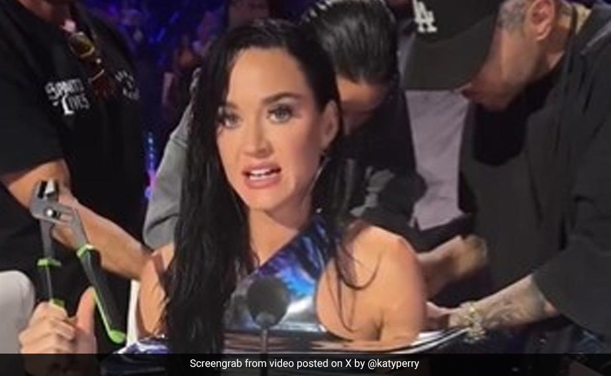Katy Perry Handles Wardrobe Malfunction On <i>American Idol</i> Set Like A Boss