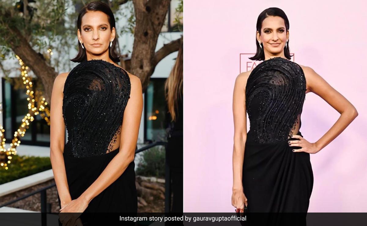 Poorna Jagannathan's Black Gaurav Gupta Gown Looks Like The Night Sky But Shines Like Day