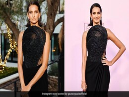 Poorna Jagannathan's Black Gaurav Gupta Gown Looks Like The Night Sky But Shines Like Day Poorna Jagannathan's Black Gaurav Gupta Gown Looks Like The Night Sky But Shines Like Day