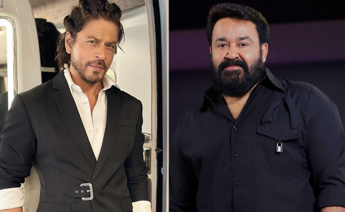 Mohanlal And Shah Rukh Khan Made A Dinner Date And The Internet Lost Its Mind: "Your Place Or Mine?"