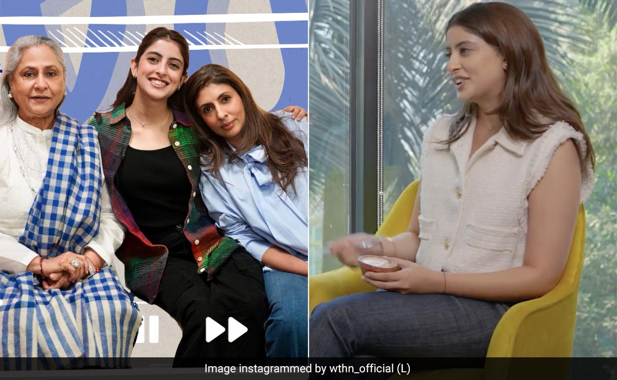 Exclusive: Navya Naveli Nanda On How Grandmom Jaya Bachchan's Style On Her Podcast Expresses Her Personality