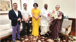 Sonia Gandhi Oath: राजस्थान से पहली बार राज्यसभा पहुंचीं सोनिया गांधी, खरगे-प्रियंका की मौजूदगी में ली शपथ