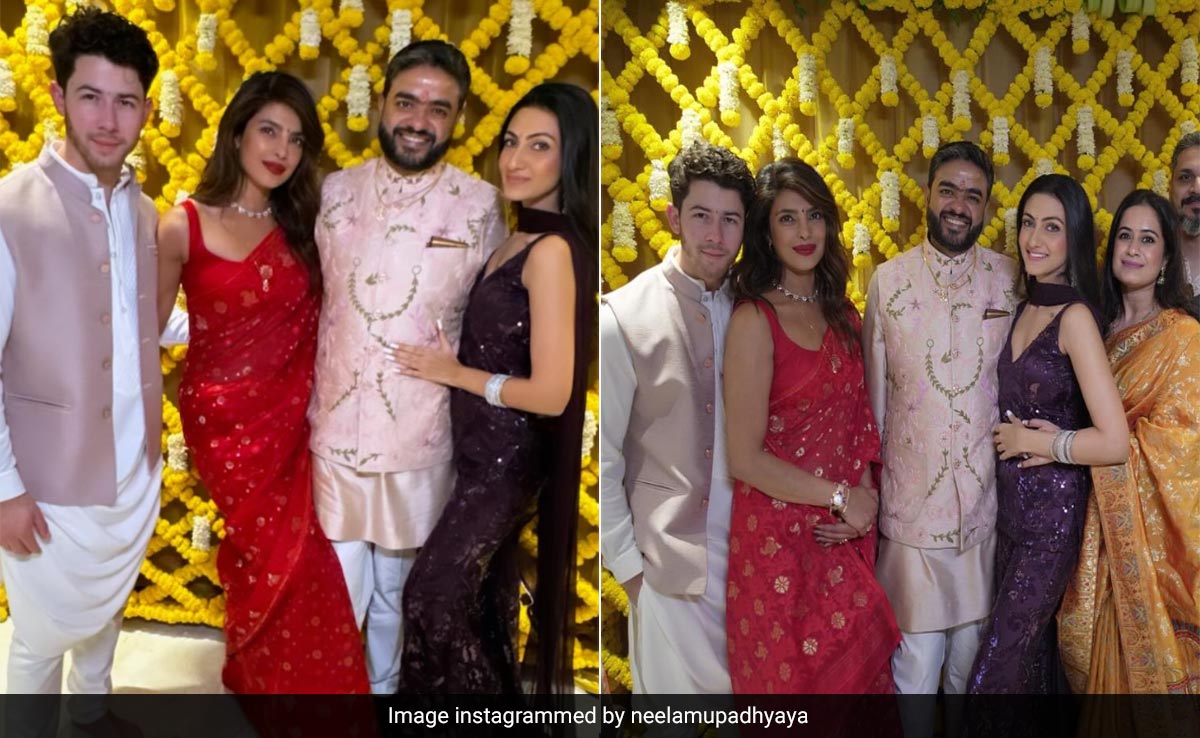 Priyanka Chopra And Husband Nick Jonas Doubled The <i>Desi</i> Fashion Quotient In Elegant Ethnic Outfits