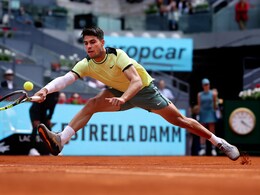Champion Carlos Alcaraz Passes 'Test Of Fire' To Reach Madrid Open Last 16