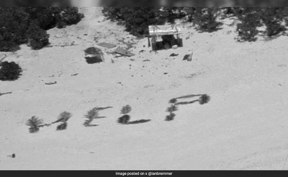 Castaways Rescued After Writing "Help" With Palm Leaves On Pacific Island - Vimarsana News