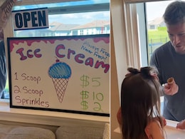 Viral Video: Dad's Ice Cream Shop At Home Is The Most Adorable Thing On The Internet Viral Video: Dad's Ice Cream Shop At Home Is The Most Adorable Thing On The Internet