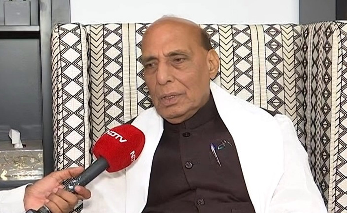 Pak Ex Minister's Praise Of Rahul Gandhi "Grave Concern": Rajnath Singh