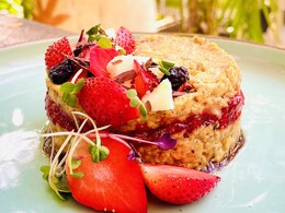 We Bet You've Never Had Kolkata's Sandesh Like This: Vegan Deconstructed Strawberry Sandesh Recipe