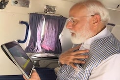 "Emotional": PM Watches 'Surya Tilak' Ritual At Ram Temple On iPad On Plane "Emotional": PM Watches 'Surya Tilak' Ritual At Ram Temple On iPad On Plane