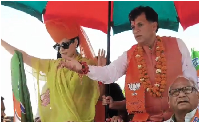 कांग्रेस नेता विक्रमादित्य सिंह ने भाजपा की कंगना रनौत को खुली बहस की चुनौती दी