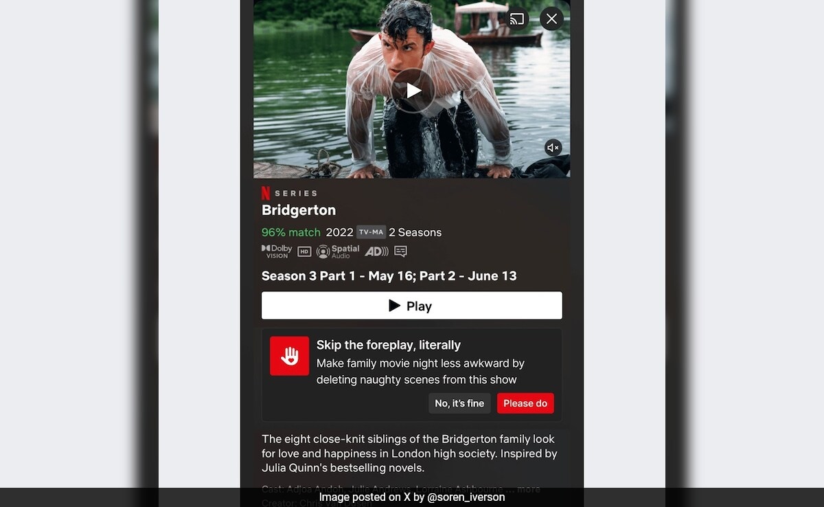 Did Netflix Introduce 'Skip The Foreplay' Feature? Here's The Truth