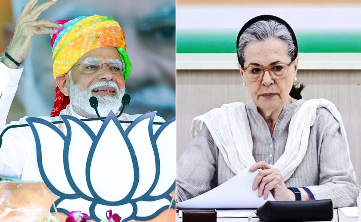 "You Saved Another Leader": PM's Rajasthan Remark A Dig At Sonia Gandhi