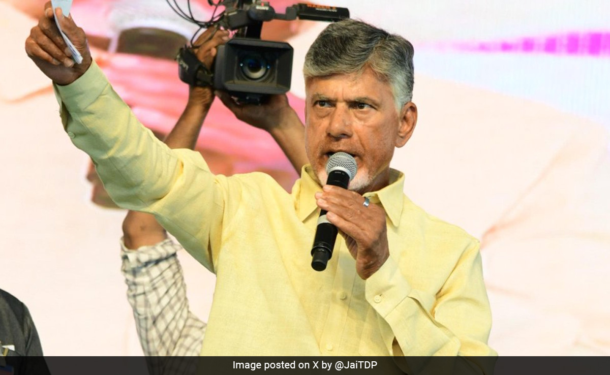 "Staging Drama": Chandrababu Naidu After Stone Attack On Jagan Reddy