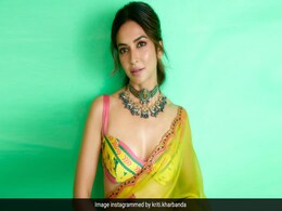Kriti Kharbanda's Floral Lime Green <i>Saree</i> For Ugadi 2024 Celebrations Draws Us Closer To Summer Kriti Kharbanda's Floral Lime Green <i>Saree</i> For Ugadi 2024 Celebrations Draws Us Closer To Summer
