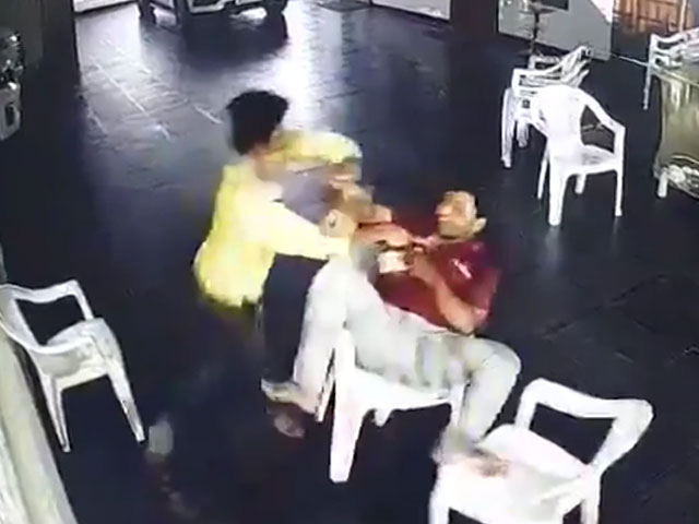 Video: Men With Knife Enter Ex Andhra Minister's House, Beat up Guard