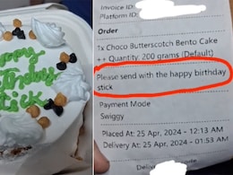 Viral: Woman Requests "Happy Birthday Stick" On Cake, Order Goes Hilariously Wrong Viral: Woman Requests "Happy Birthday Stick" On Cake, Order Goes Hilariously Wrong