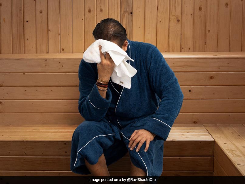 "What Has Happened?": Internet Intrigued Over Ravi Shastri's 'Bath-robe' Posts, Which Turn Out To Be Ad