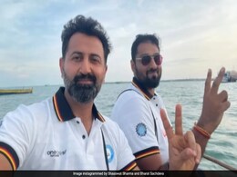 Indian Swimmers Embark On Ambitious 32-Km Ram Setu Swim Indian Swimmers Embark On Ambitious 32-Km Ram Setu Swim
