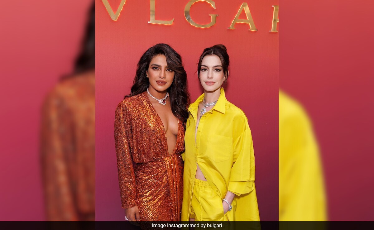 Anne Hathaway On Co-Starring With Priyanka Chopra: "How Do We Make This Happen?"