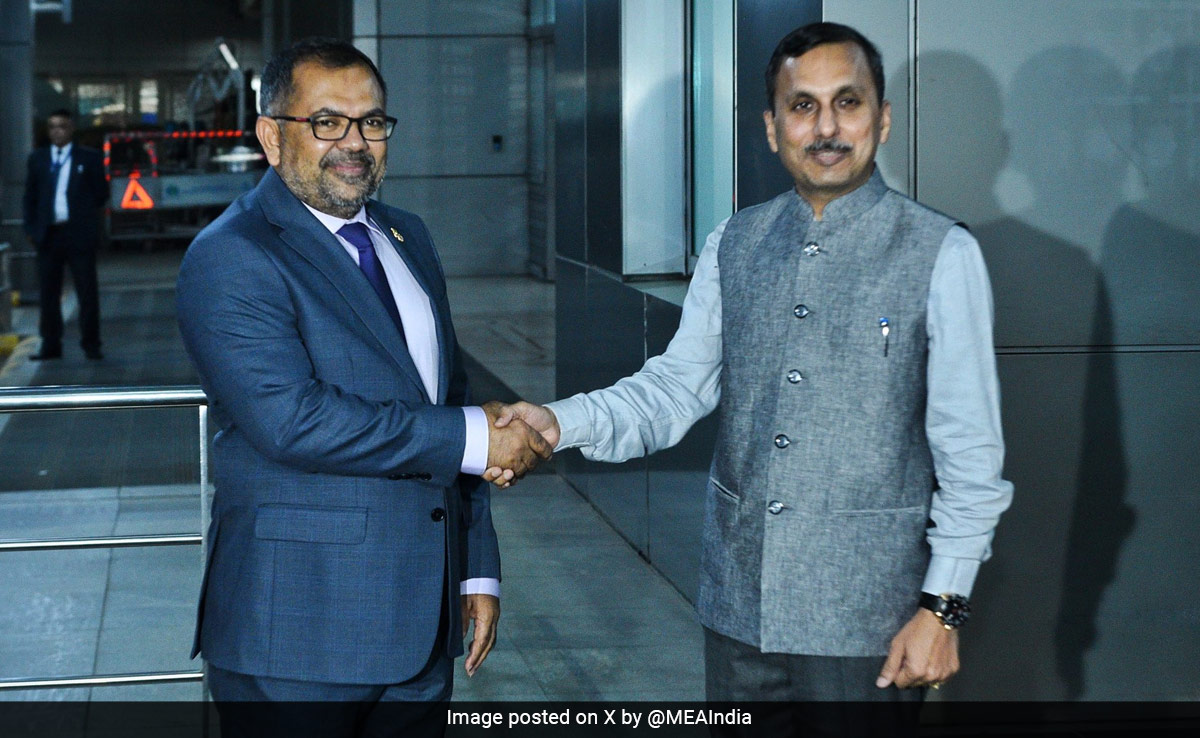 Maldives Foreign Minister Moosa Zameer Arrives In India On Official Visit Amid Strained Ties