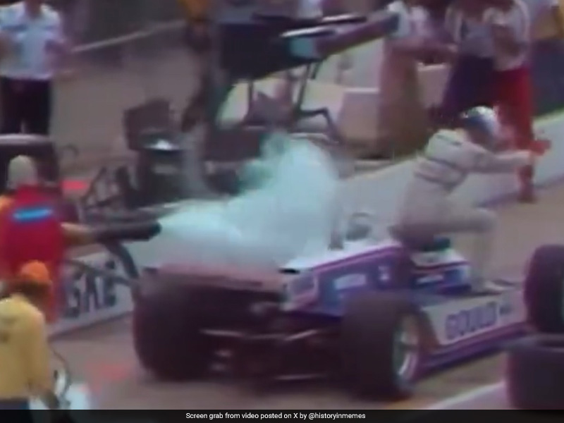 'Invisible Fire' Sparks Panic Among Racing Crew, Viral Video Surfaces. It Was Caused By...