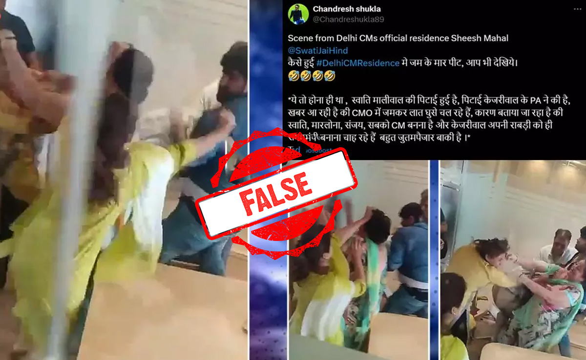 Fact-Check: Old Delhi Court Fight Video Linked To Swati Maliwal Assault Row