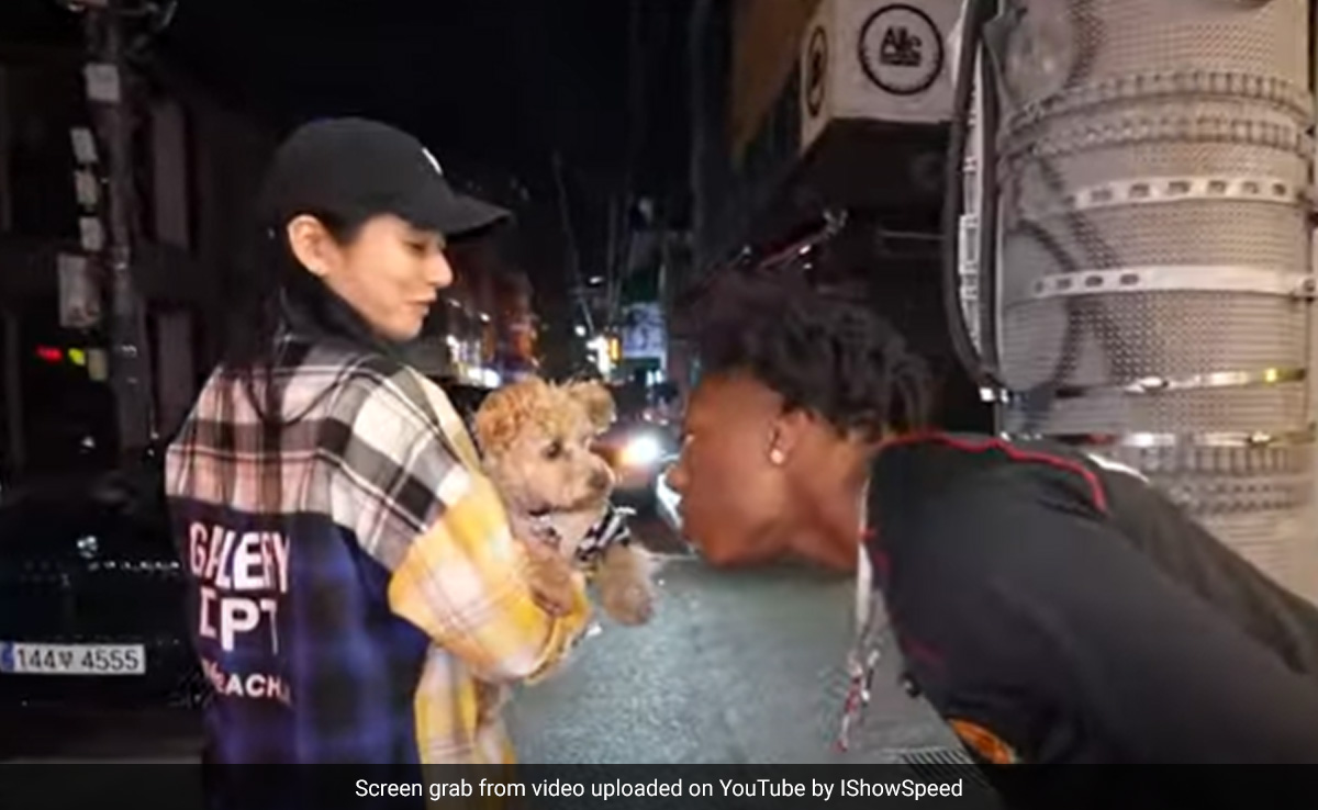 "I'm Bleeding": YouTuber IShowSpeed Barks At Dog In South Korea, Gets Bitten On The Face